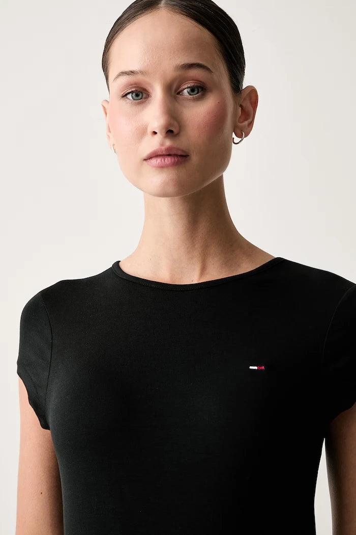 Tommy Jeans kadın viskoz tişört
