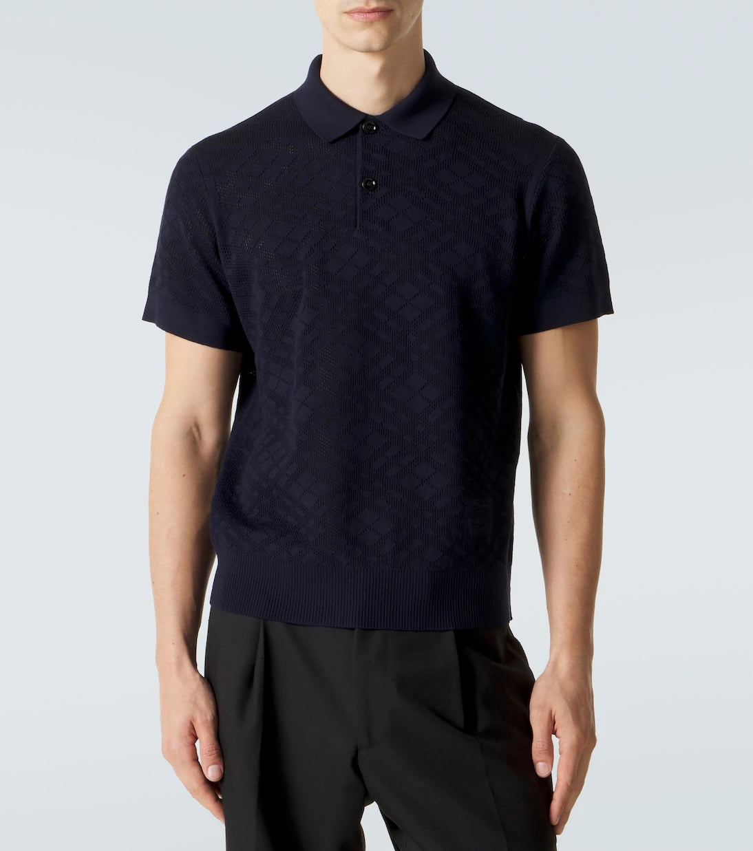 Burberry - Wool polo shirt
