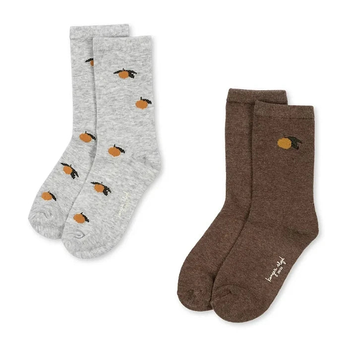 Детски чорапи Konges Sløjd 2 PACK LEMON SOCKS (2 чифта)