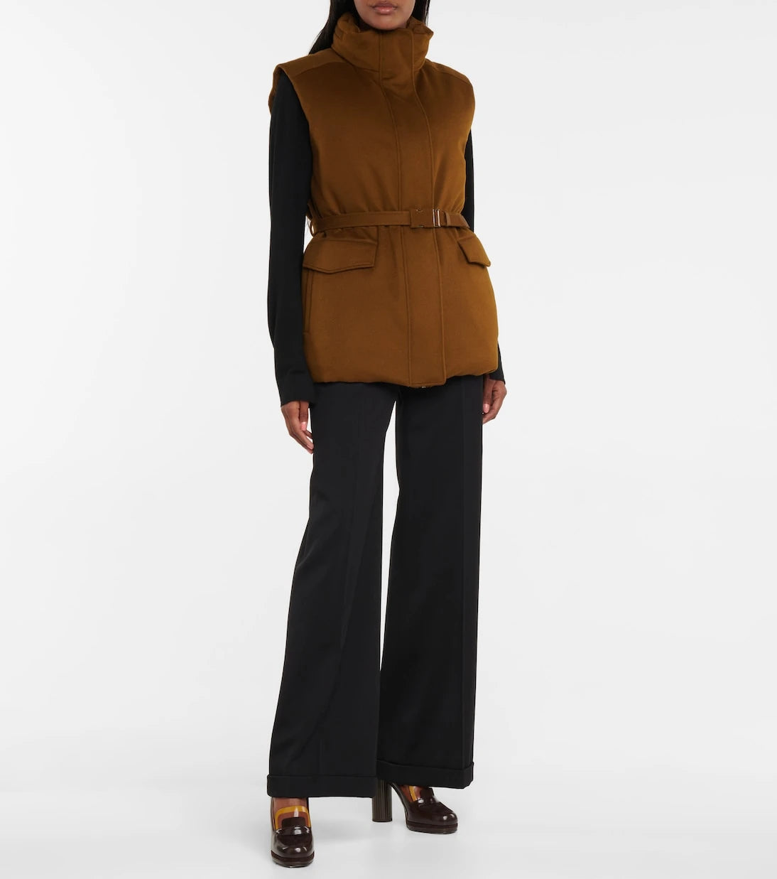 Loro Piana - Laytin belted cashmere vest
