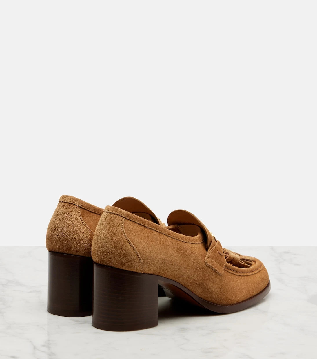 Valentino Garavani - VLogo 60 suede loafer pumps