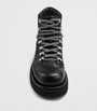 Leather Lace-Up Boots
