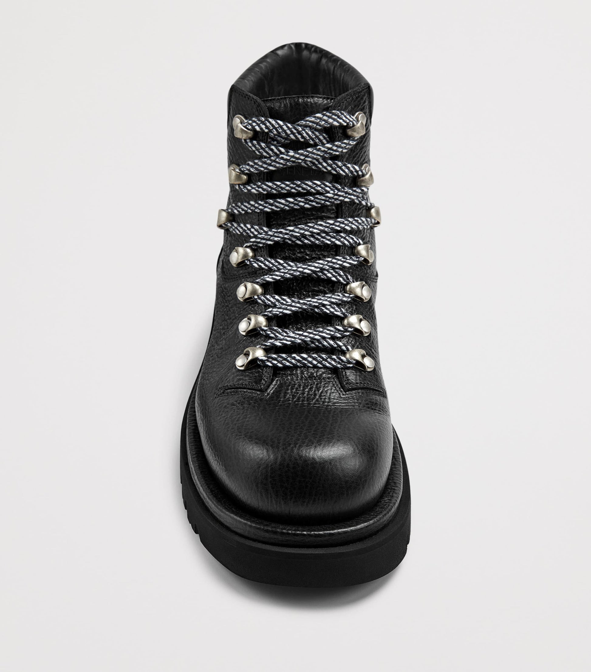Leather Lace-Up Boots