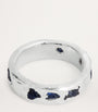 Sterling Silver and Sapphire Ring