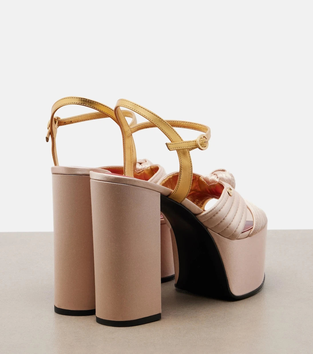 Valentino Garavani - Crasher satin platform sandals