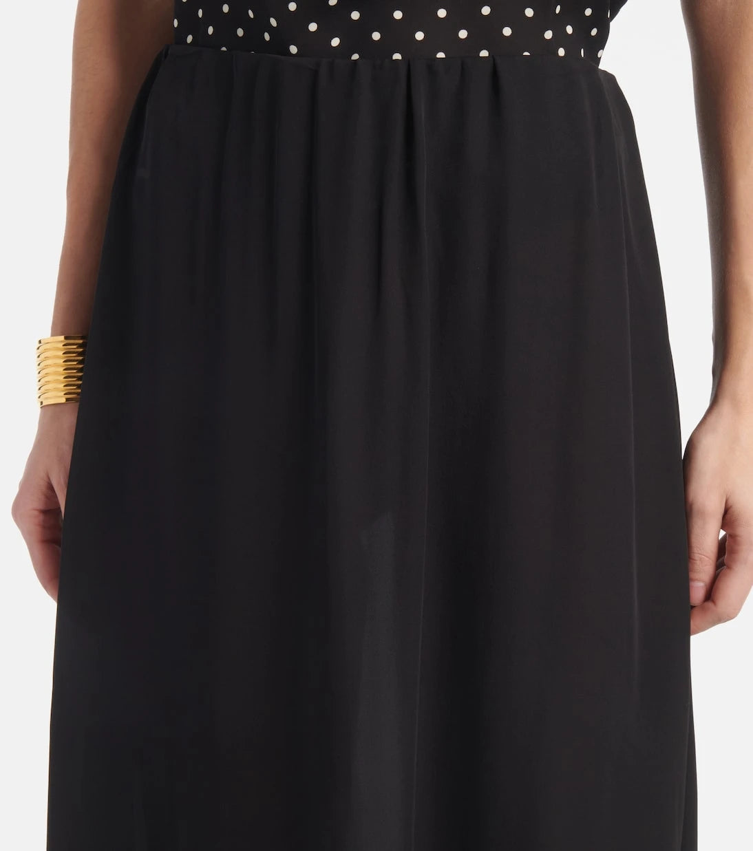 Wardrobe.NYC - Flared silk maxi skirt