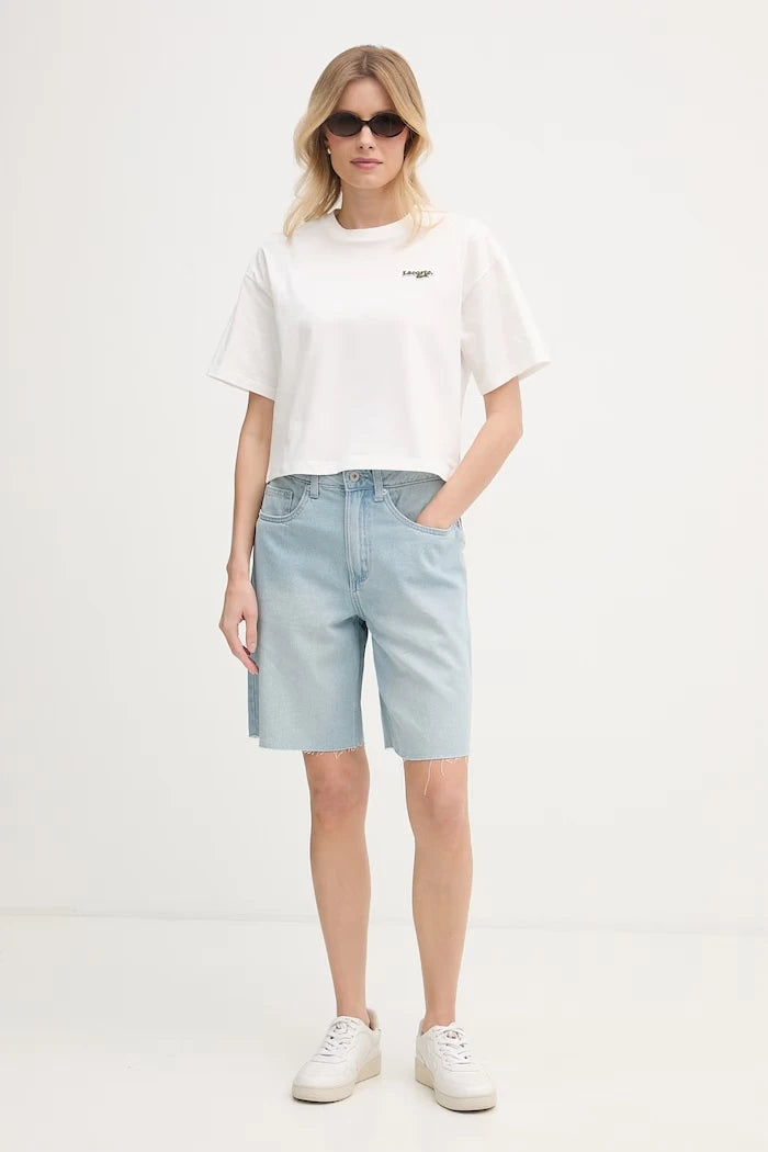 Lacoste къс топ дамски от памук