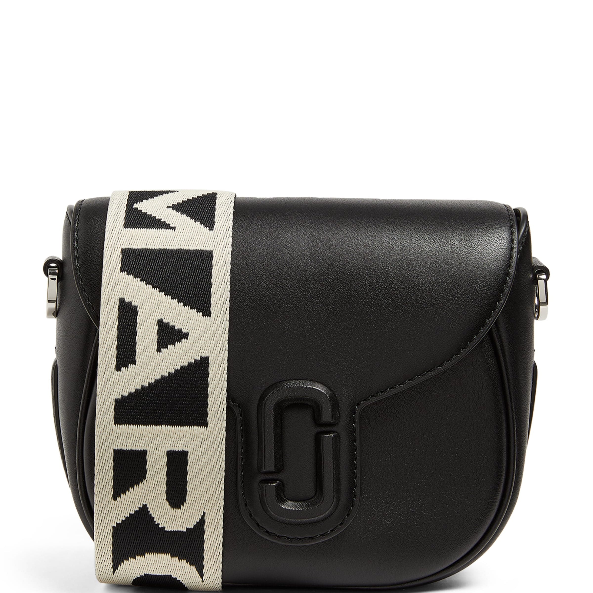 Marc Jacobs Black The Marc Jacobs Small Leather J Marc Saddle Bag