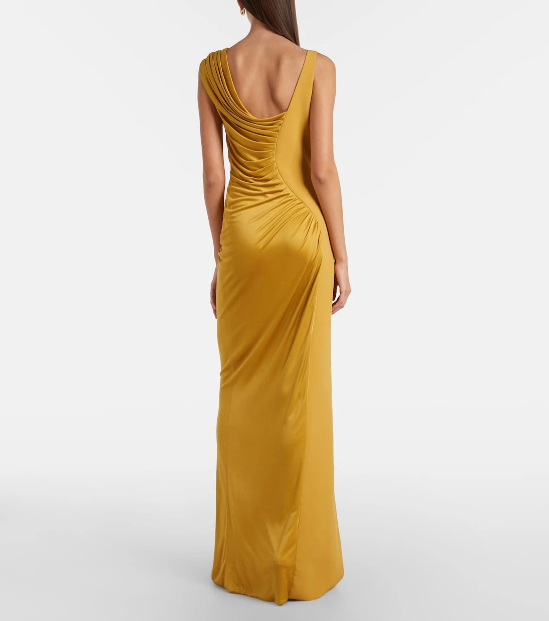 Versace - Medusa '95 draped jersey gown