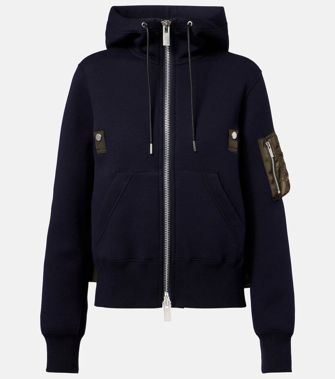 Sacai - Paneled hoodie