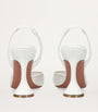 Amina Muaddi White Lace Holli Slingback Heels 95
