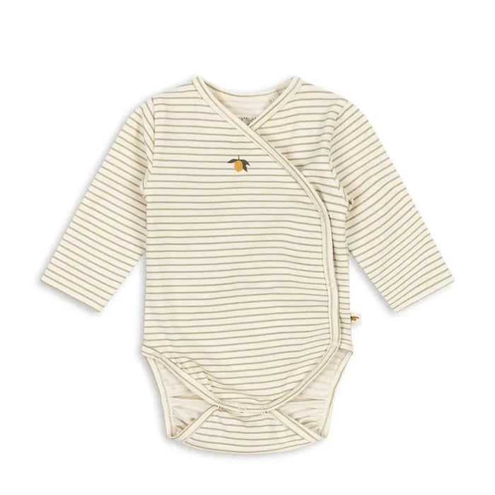 Бебешко боди Konges Sløjd BASIC LS NEWBORN BODY GOTS