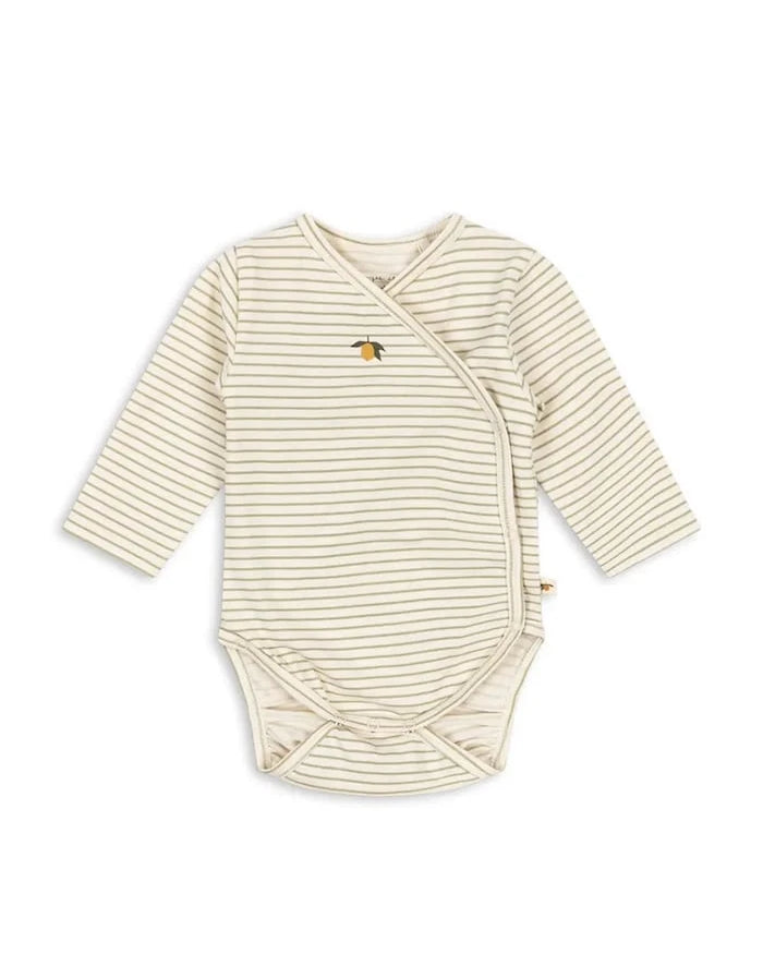 Konges Sløjd BASIC LS NEWBORN BODY GOTS Bebek Bodi