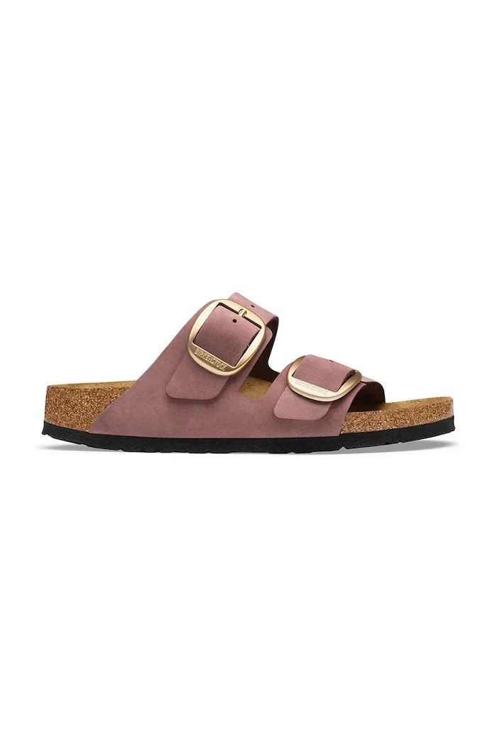 Birkenstock kadın nubuk terlik Arizona Big Buckle Nubuck Leather