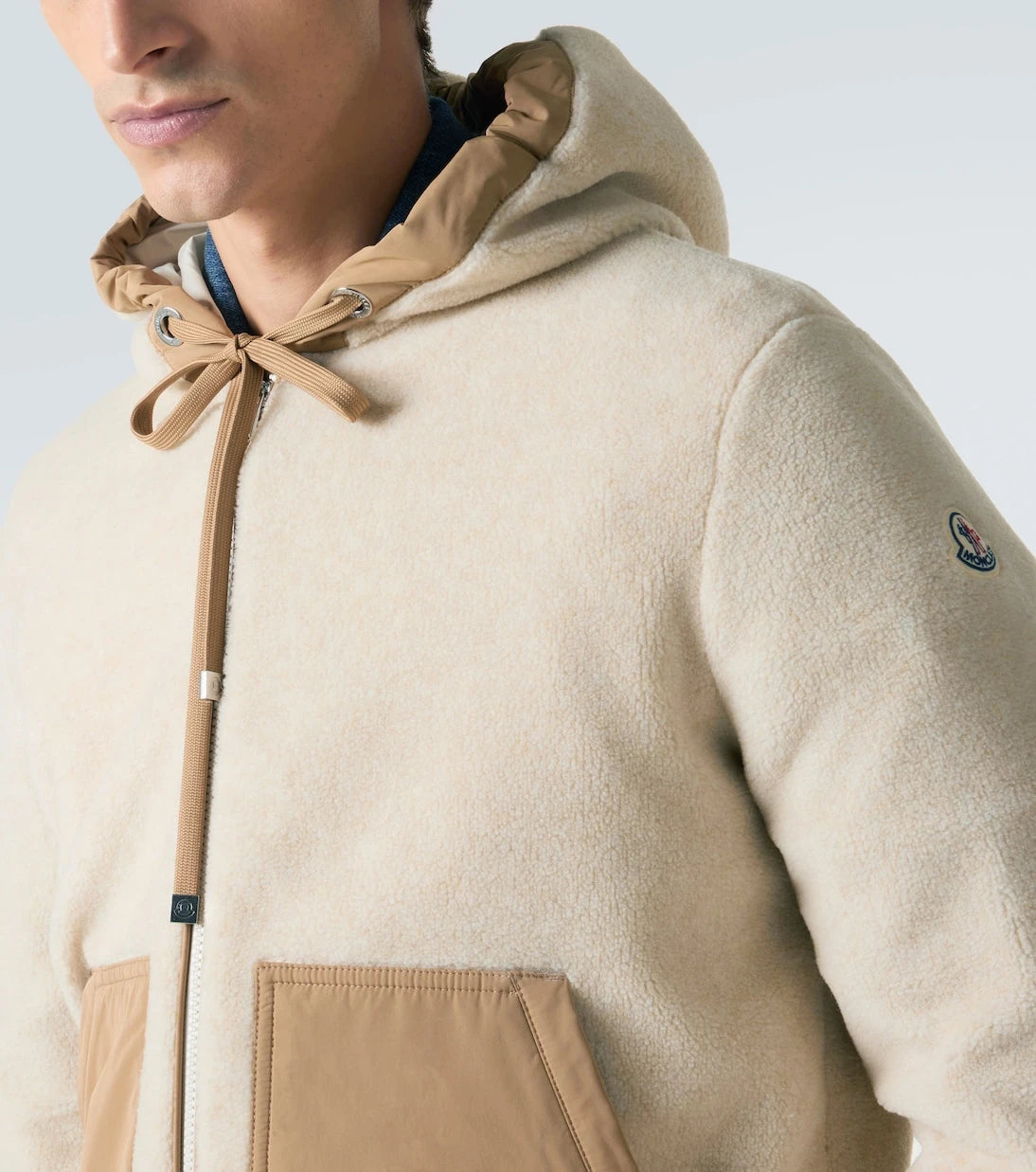Moncler - Fleece zip-up hoodie
