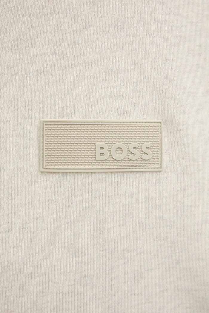 BOSS Green erkek pamuklu kapüşonlu sweatshirt SW_Hoodie