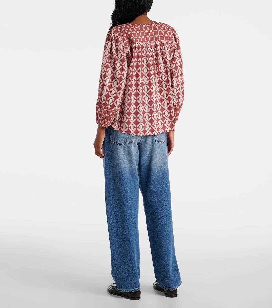 Velvet - Haddon printed cotton blouse