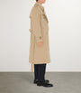 Burberry Yellow Long Kensington Heritage Trench Coat