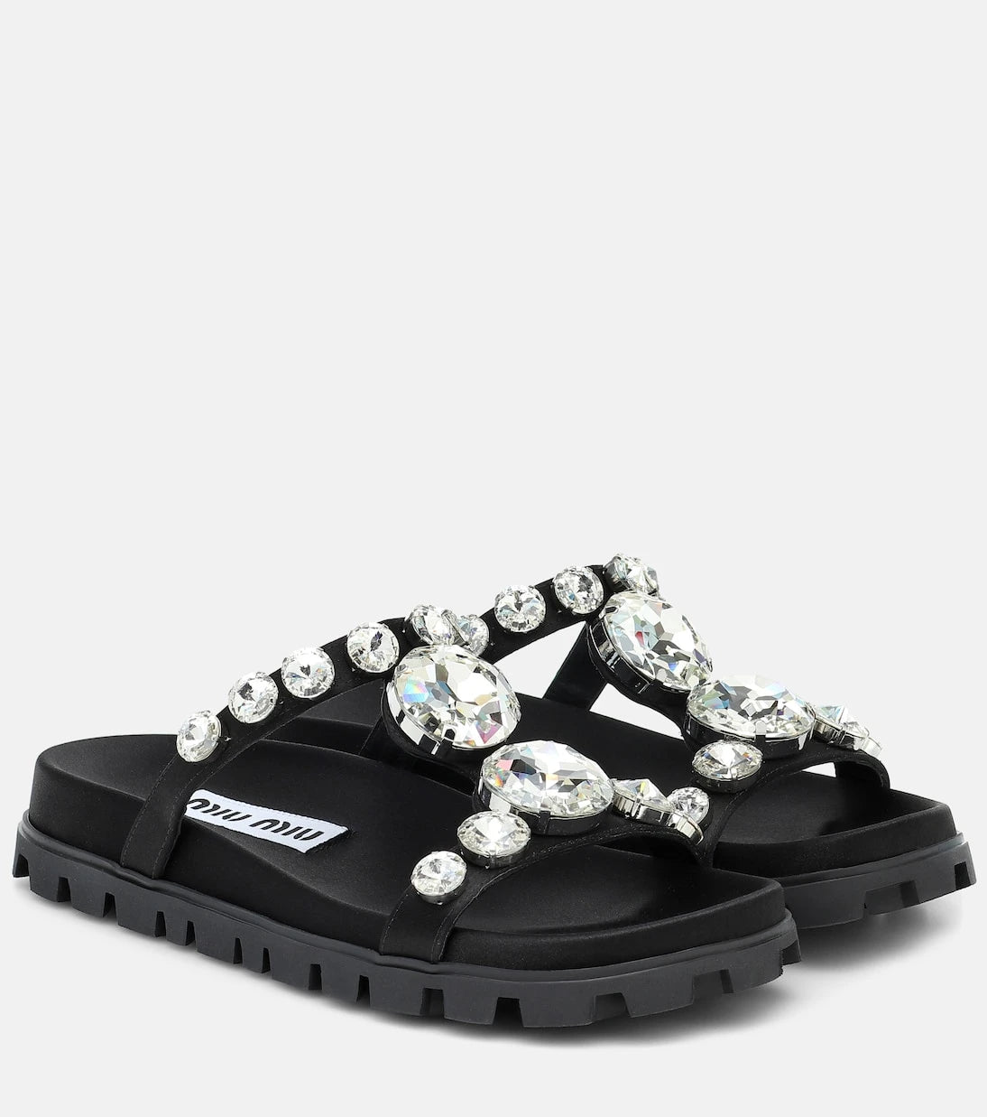Miu Miu - Crystal-embellished sandals