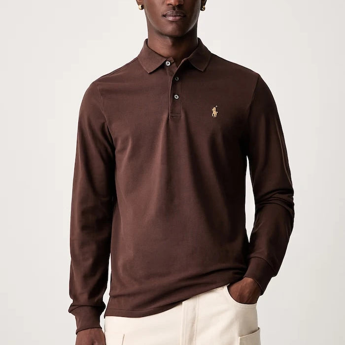 Polo Ralph Lauren Erkek Uzun Kollu Pamuklu Elastan Bluz