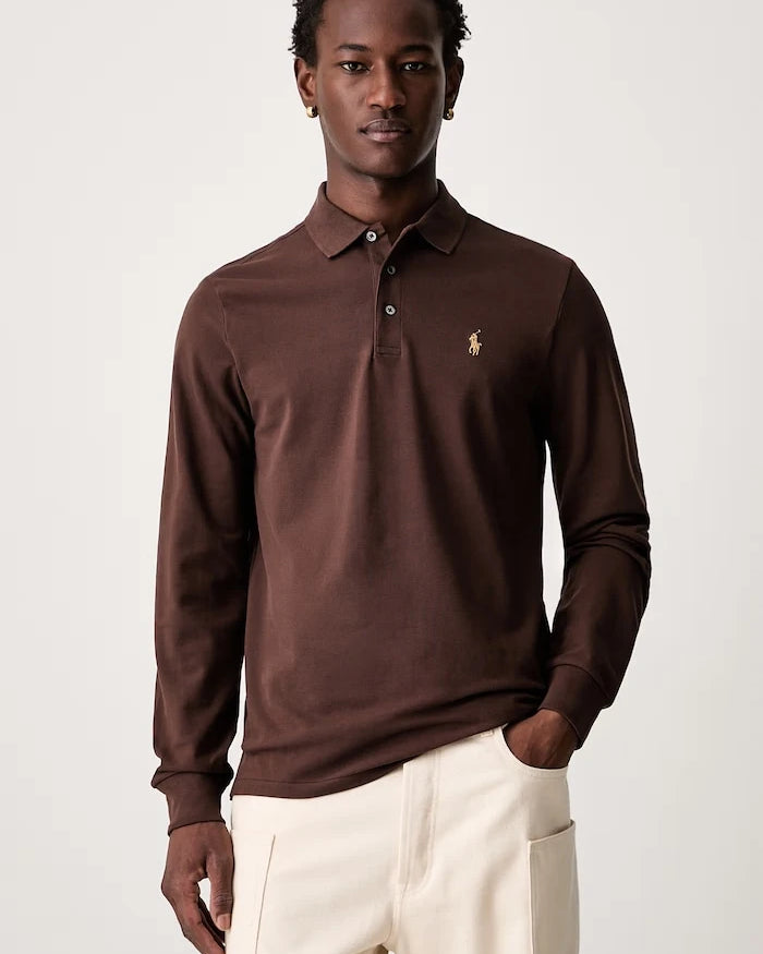 Polo Ralph Lauren Erkek Uzun Kollu Pamuklu Elastan Bluz