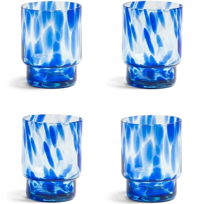 Комплект чаши &k amsterdam Tortoise Blue Set (4 броя)