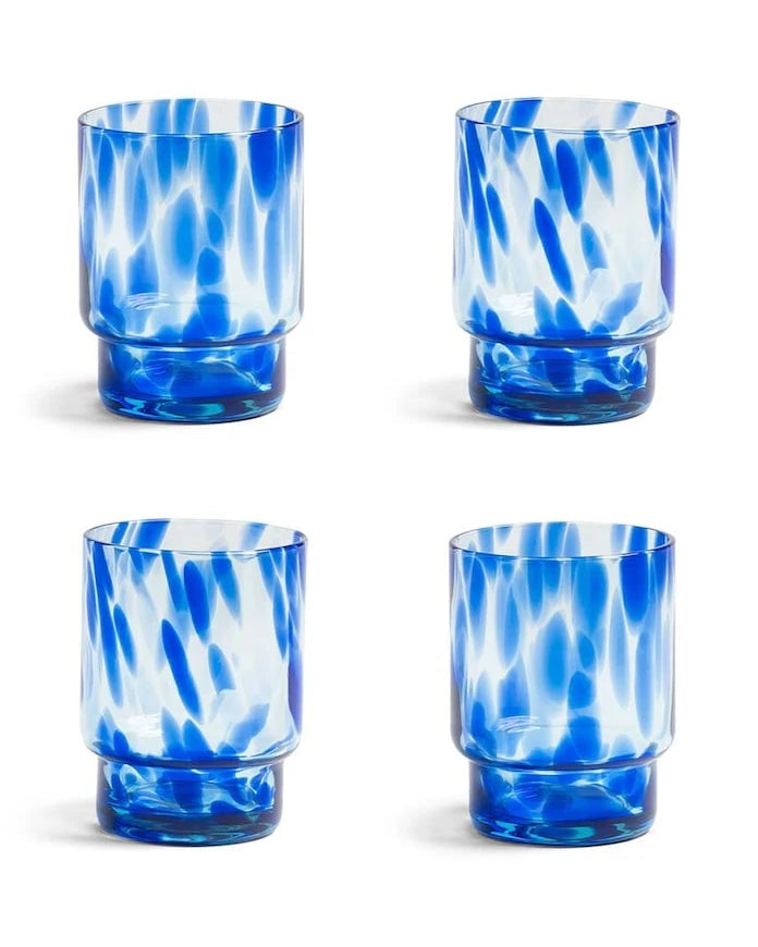 &k amsterdam Tortoise Blue Set Bardak Seti (4'lü)