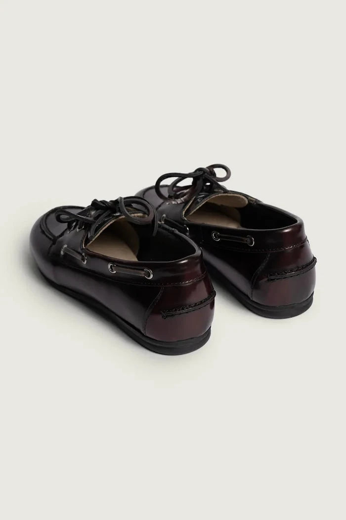 Posa Kadın Deri Boat Loafer