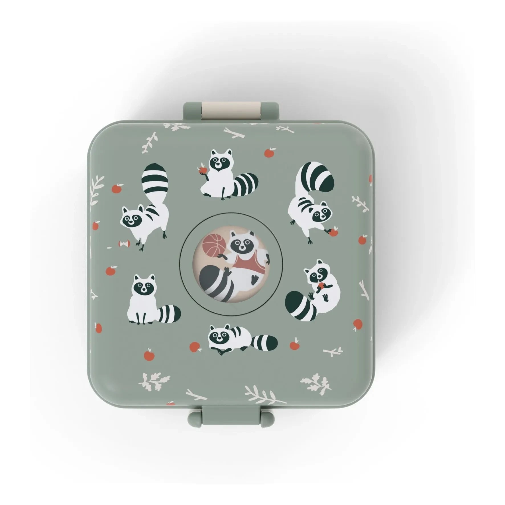 Monbento - Lunch box Snacky Raccoon | Green