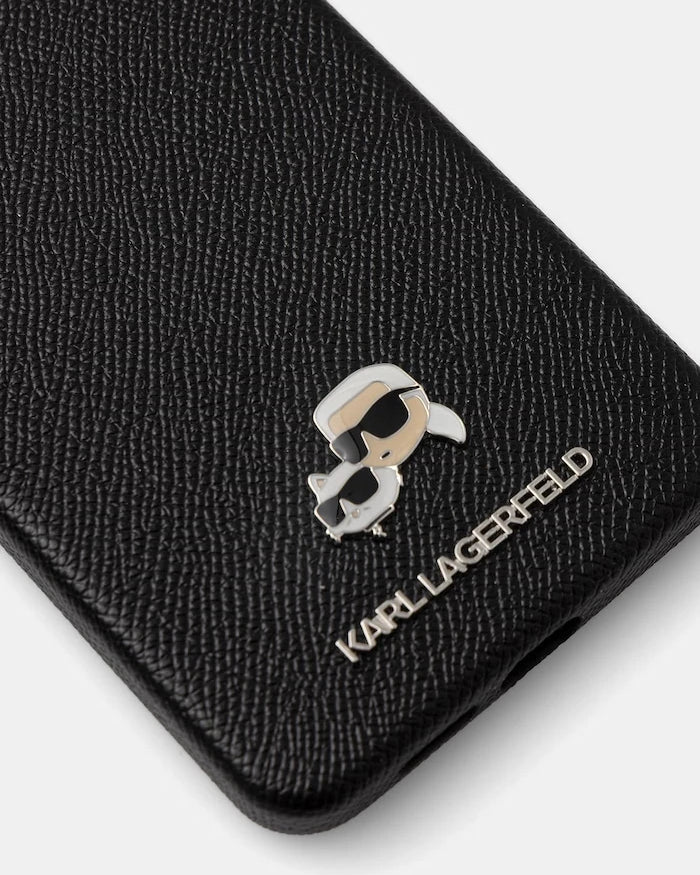 Karl Lagerfeld suni deri telefon kılıfı Samsung Galaxy S26+