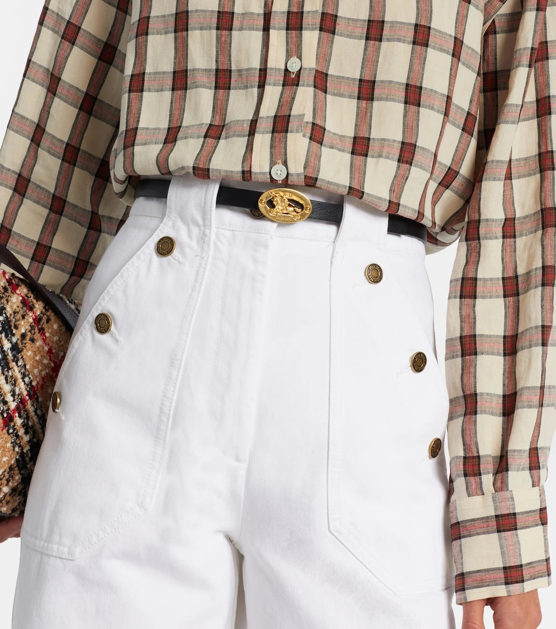 Burberry - EKD leather belt