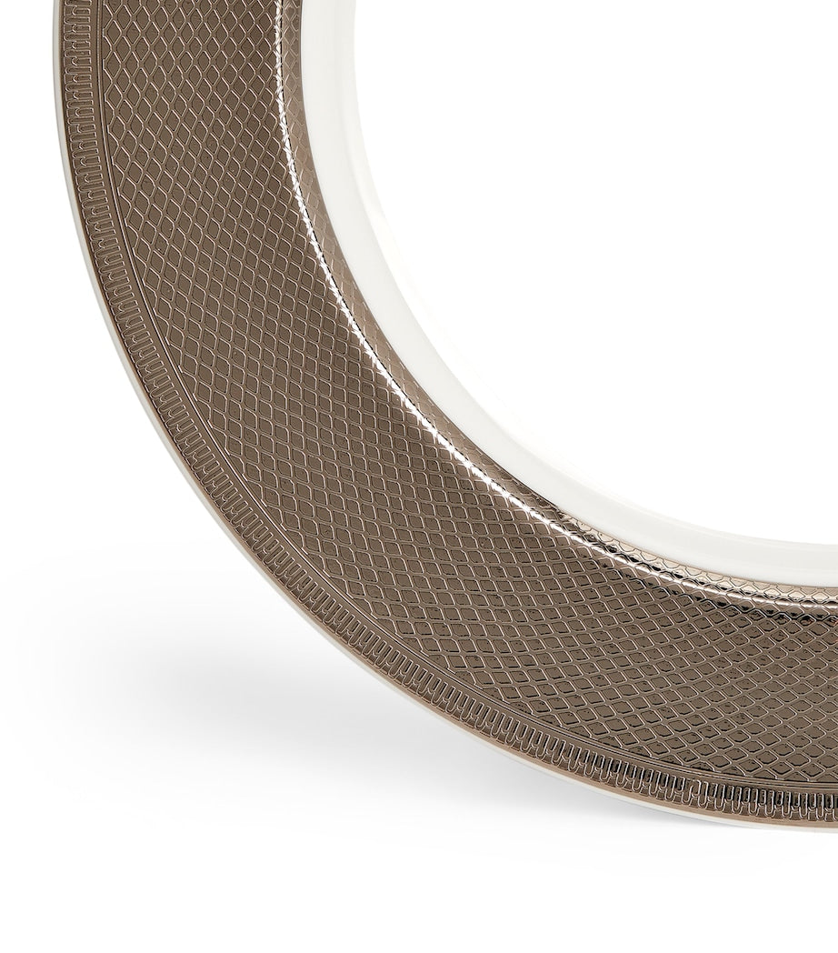 Christofle Guilloché Platinium Underplate (29.5cm)