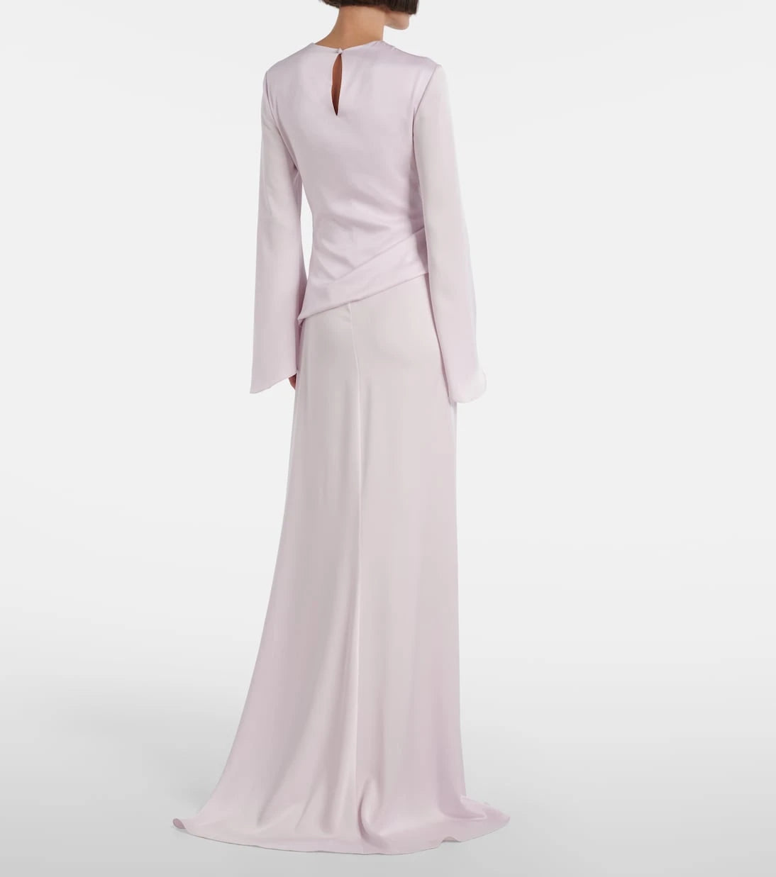 McQueen - Draped satin gown