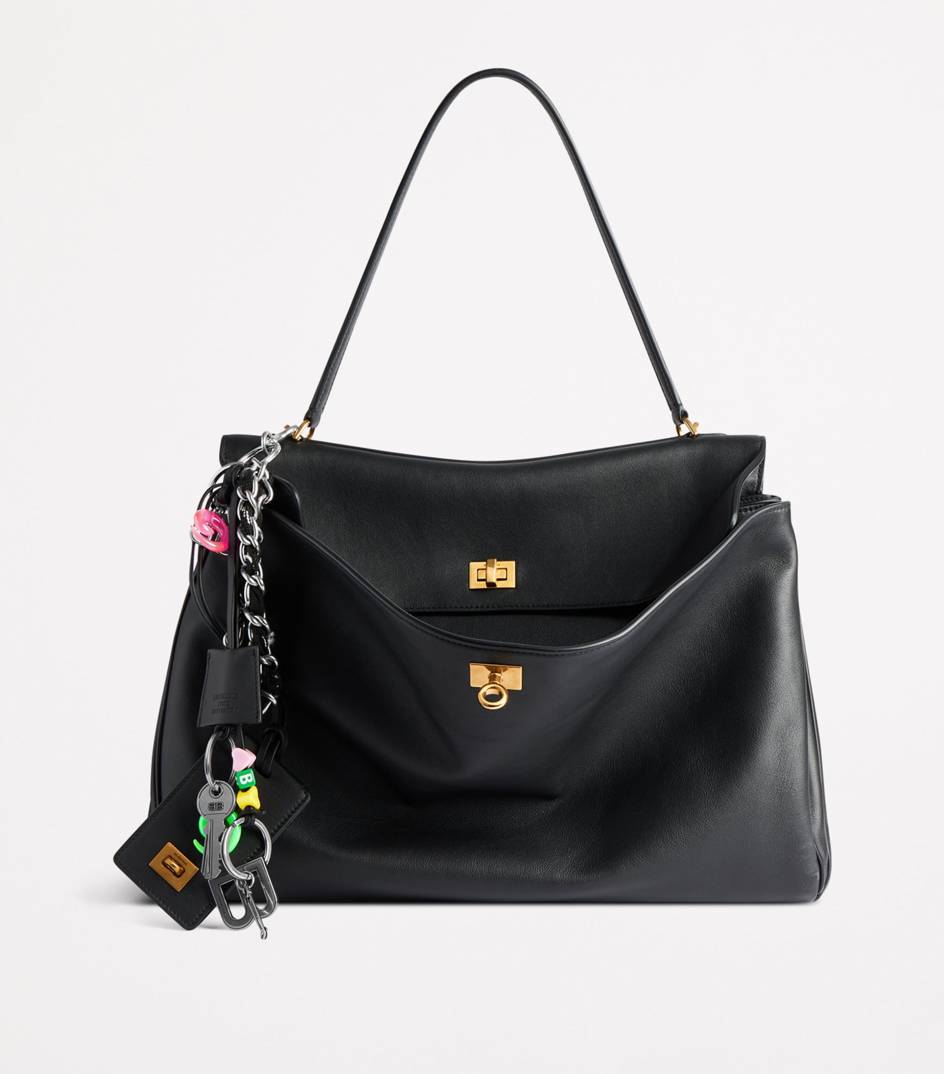 Black Rodeo Tag Bag Charm