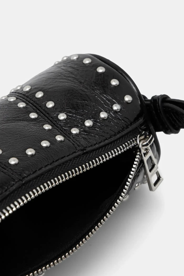 Кожена чанта ZADIG&VOLTAIRE LE ROUDOUDOU STUDS