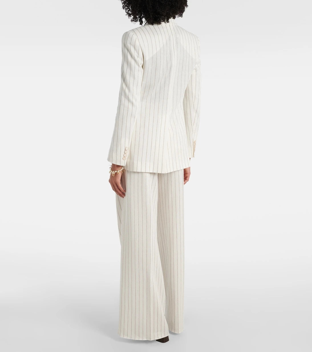 Max Mara - Jadi striped cotton and linen blazer