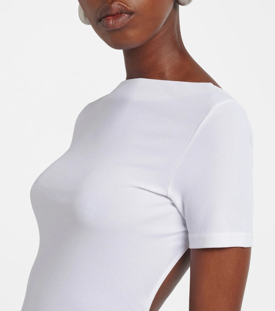 Jacquemus - The Sole cutout jersey midi dress