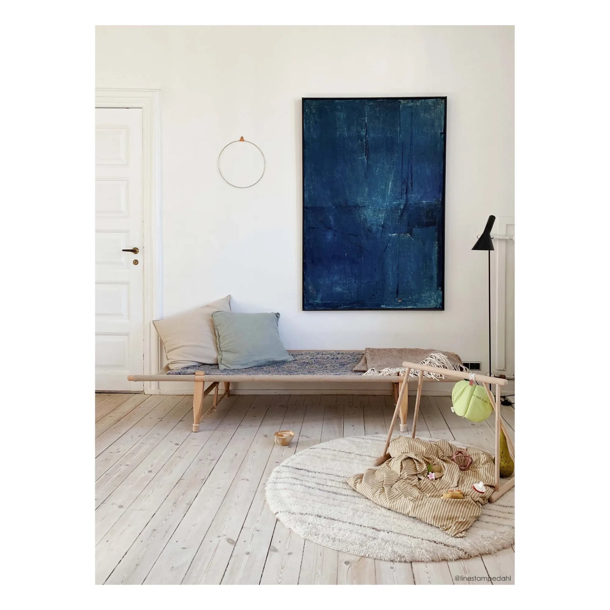 Lorena Canals - Arona Round Woollen Rug | Cotton White