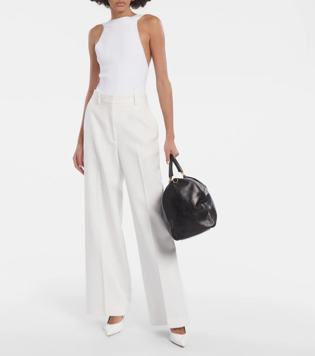 Khaite - Bacall mid-rise wide-leg pants