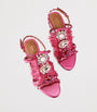 Kurt Geiger London Leather Fringed Sandals