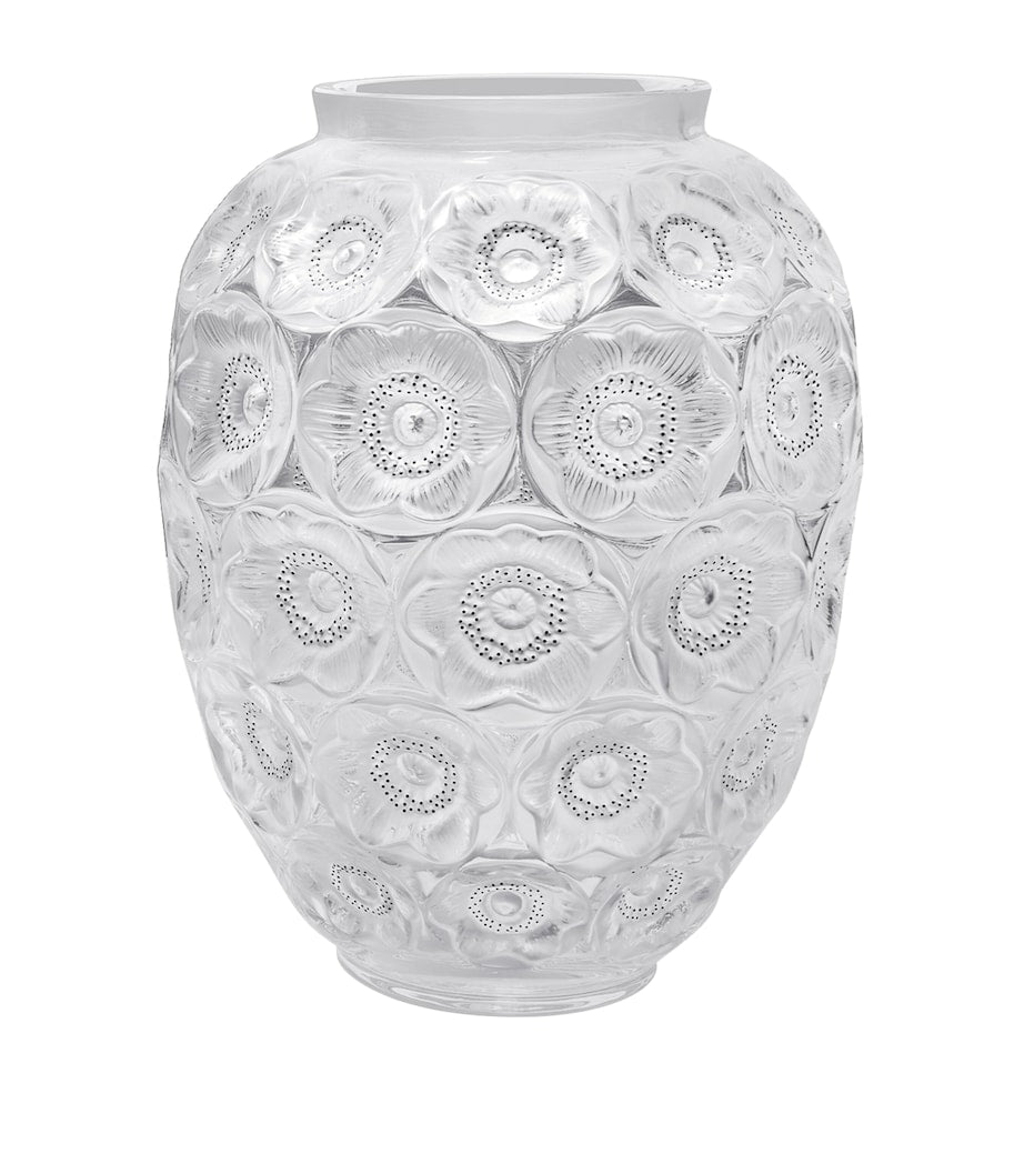 Lalique Anemone Grand Vase (49cm)