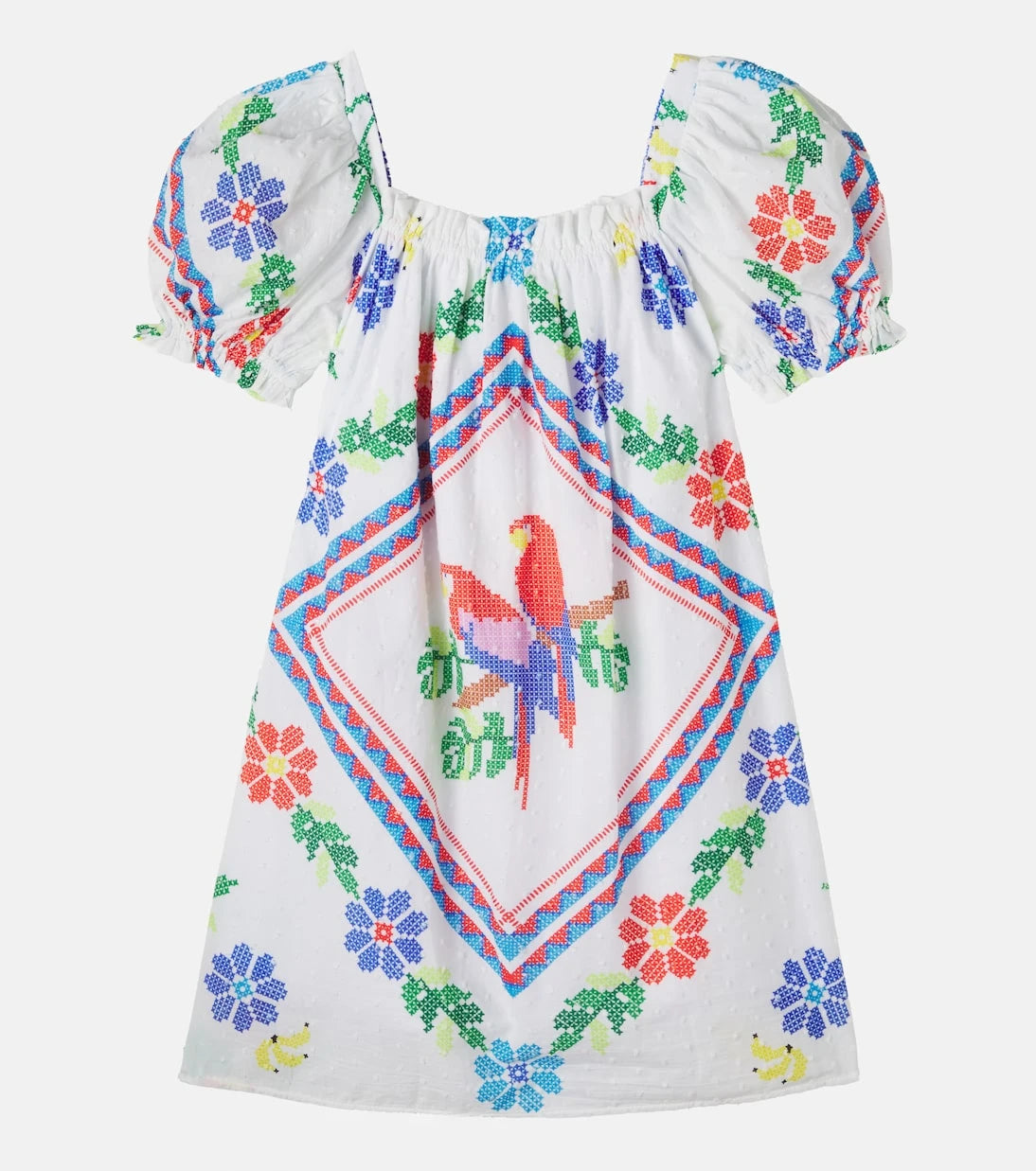 Fábula - Embroidered cotton dress