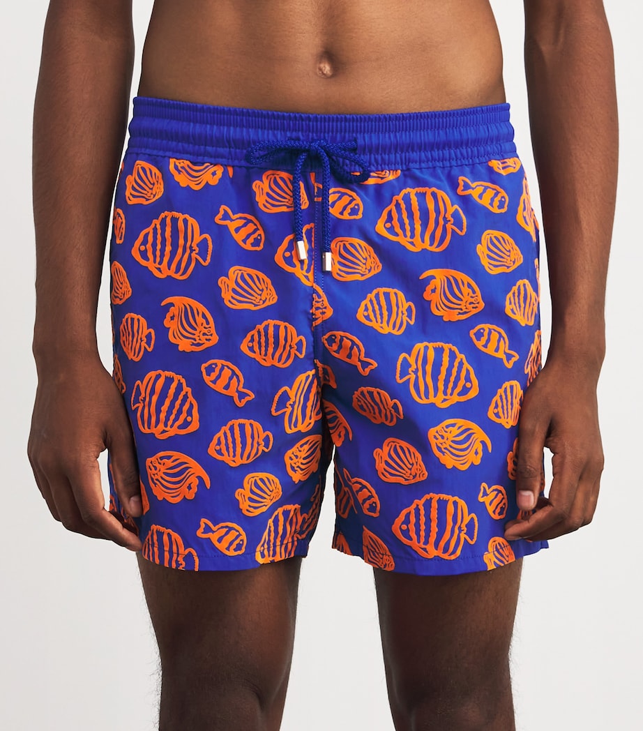 Fish Print Moorea Swim Shorts