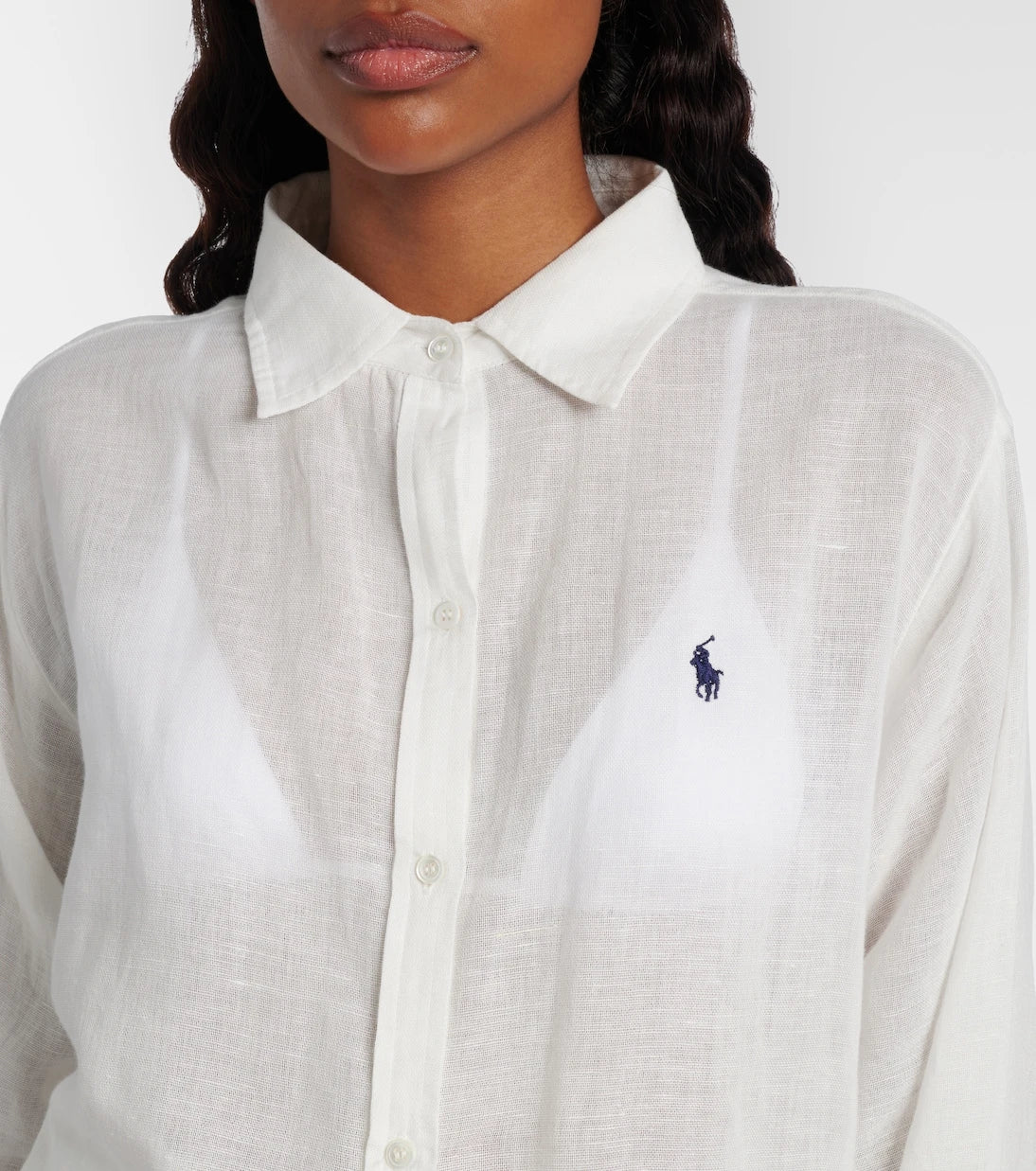 Polo Ralph Lauren - Oversized linen and cotton shirt