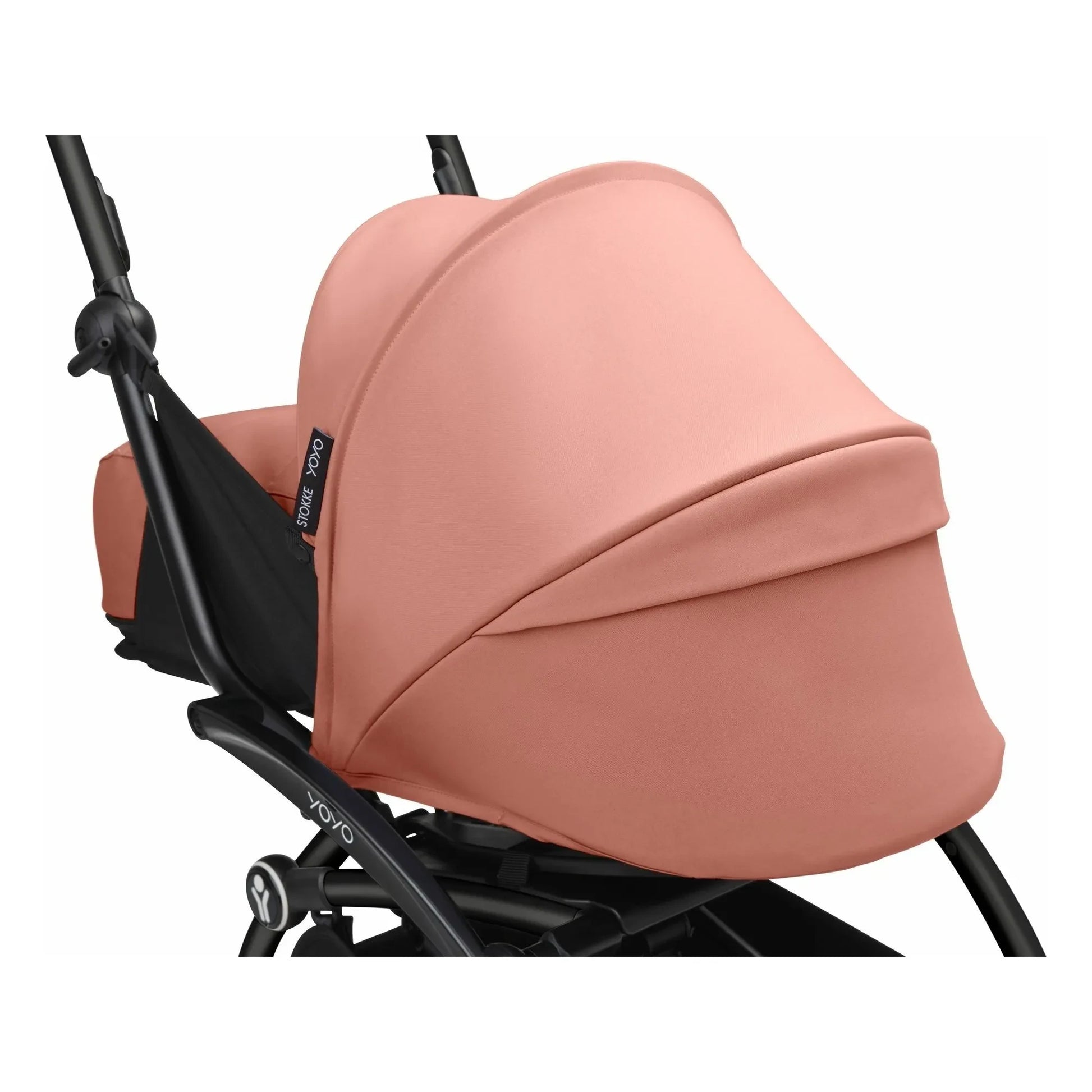 Stokke® - YOYO³ 0+ newborn stroller Black frame | Ginger