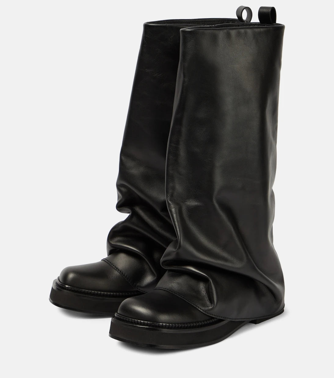 The Attico - Robin leather combat boots