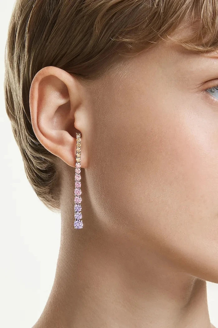 Swarovski обици дамски с циркон MATRIX