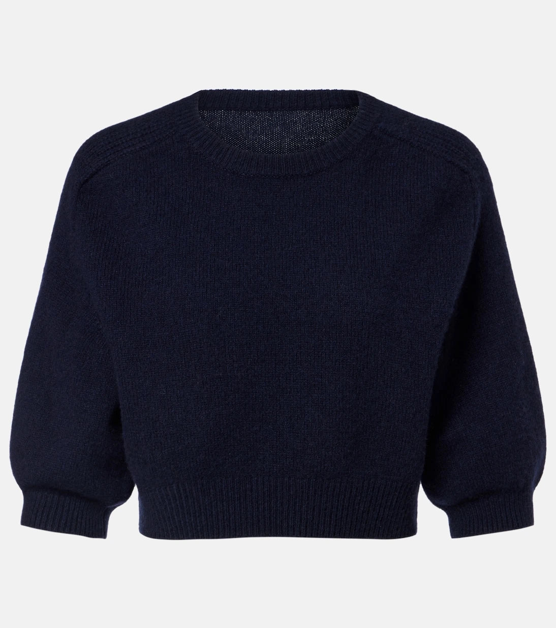 Khaite - Lorelai cropped wool and cashmere sweater