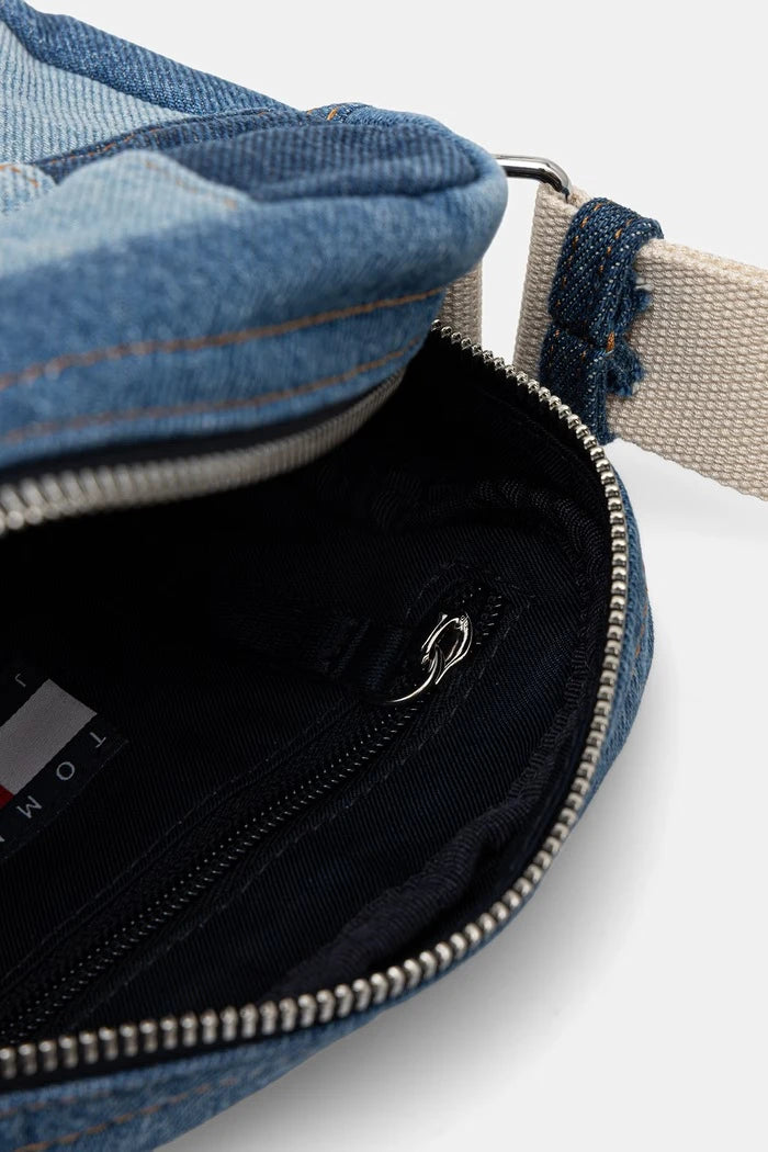 Tommy Jeans erkek denim omuz çantası