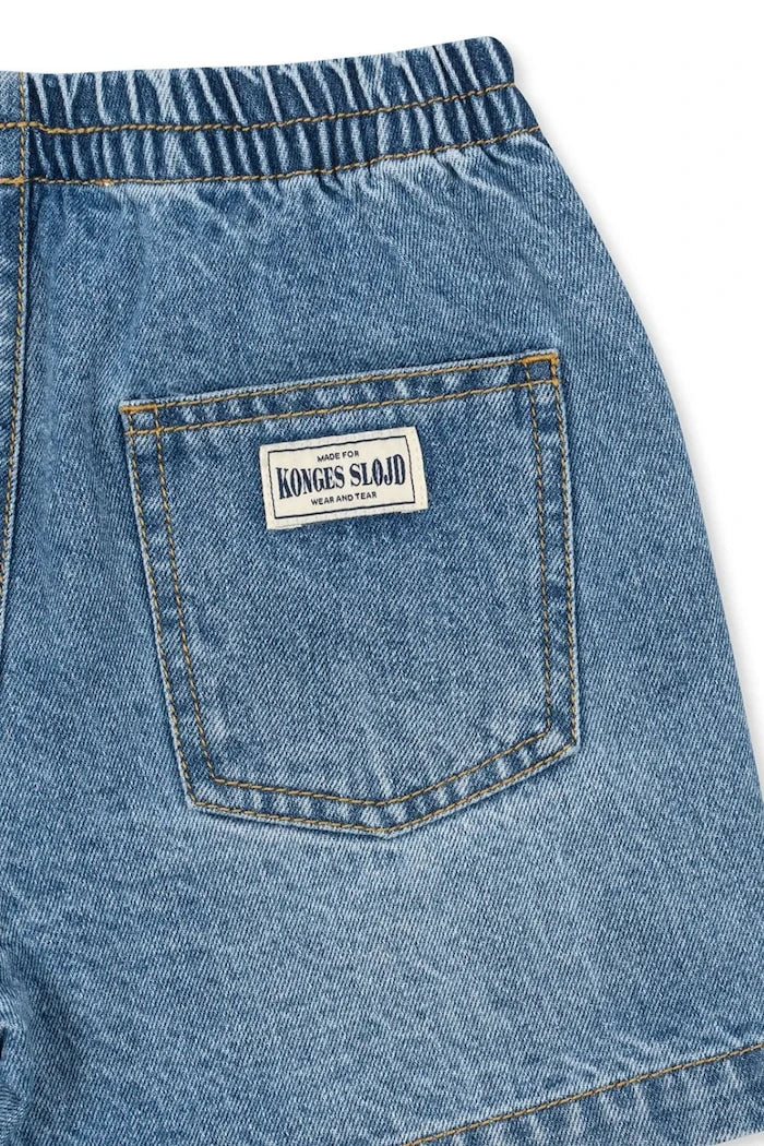 Konges Sløjd çocuk denim şort MAGOT DENIM SHORTS GOTS